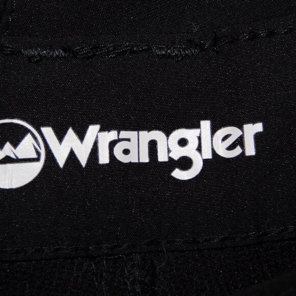 Wrangler Mens 38 Black Lightweight Zipper Pocket Shorts Outdoors - Picture 2 of 12